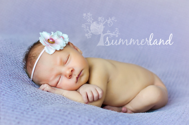 newborn portrait of a six-day-old baby girl near Tri-Cities, WA