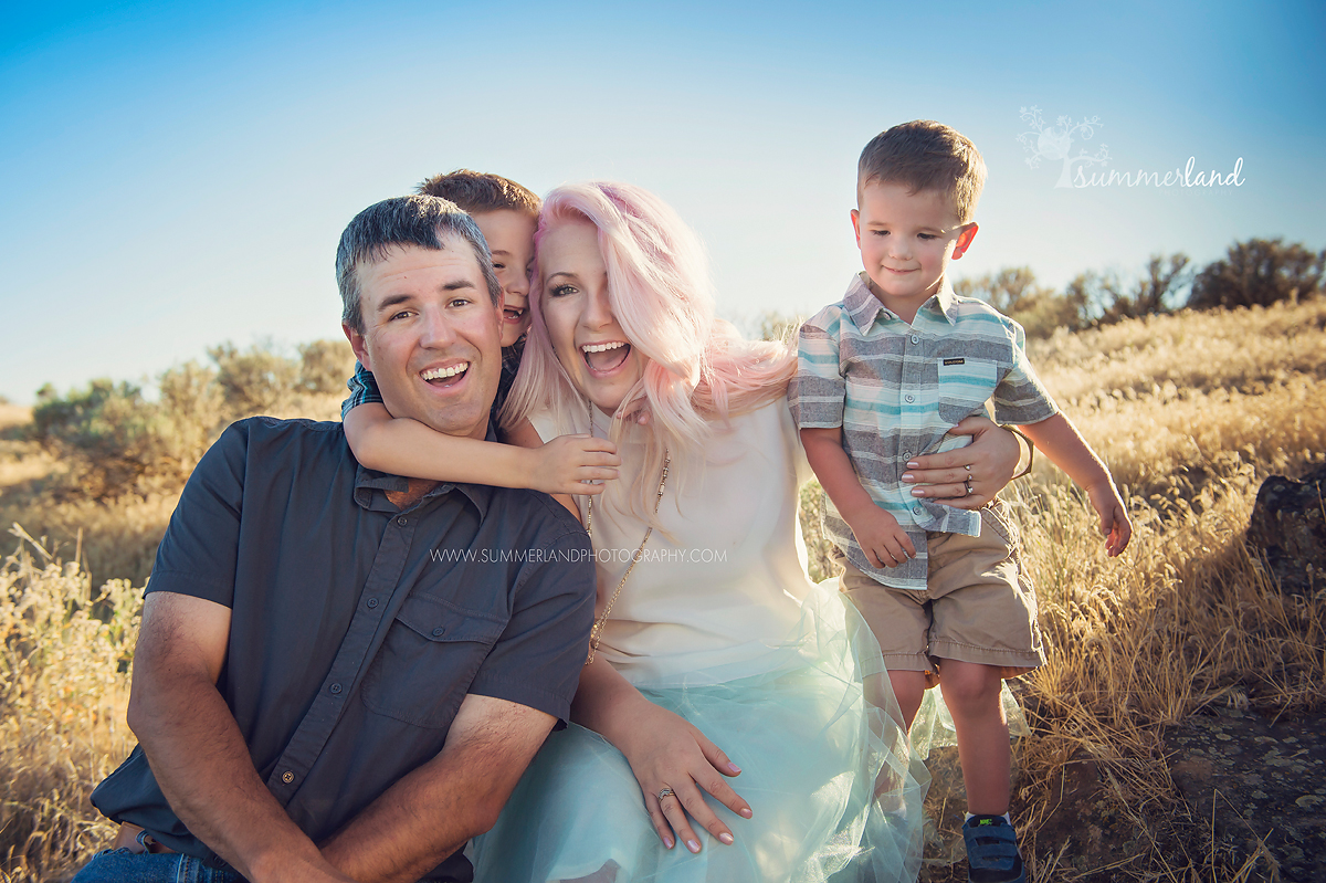 On-location family photography Tri-Cities